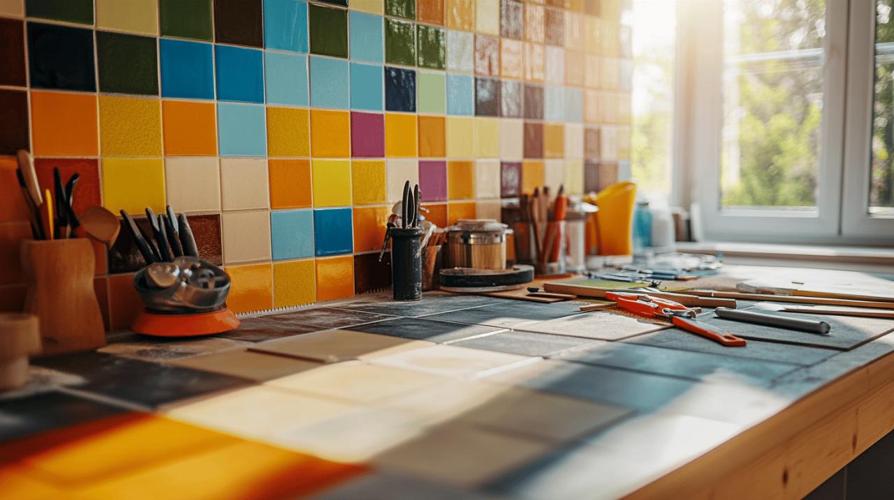 Renover son carrelage de cuisine : notre guide des motifs geometriques modernes